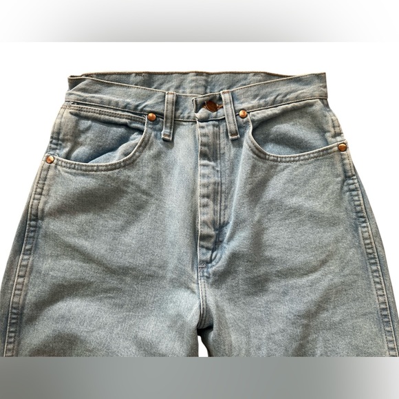 Wrangler Women's Light Wash Slim Fit Cowboy Cut Jeans 1014MWZGH Size 7 X 32 - Picture 3 of 9